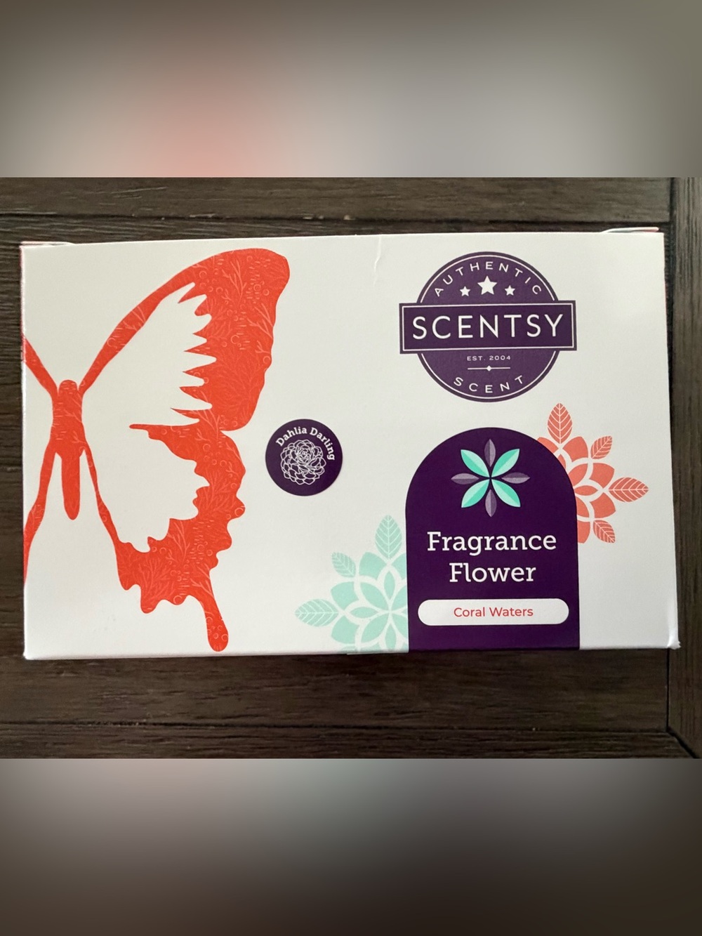 Scentsy Coral Waters Dahlia Darling Fragrance Flower New